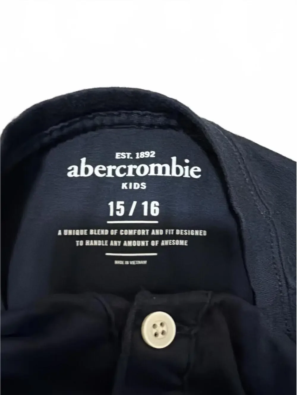 Abercrombie Kids Boys Shirts Size 15/16 Lot of 2 Bundle